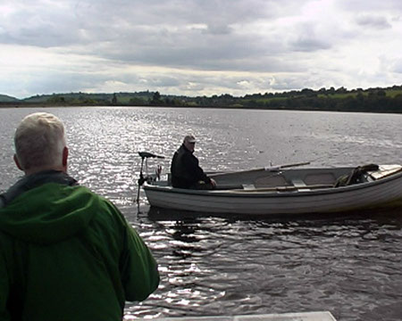 Driving Boat, Arnfield Fly Fishery