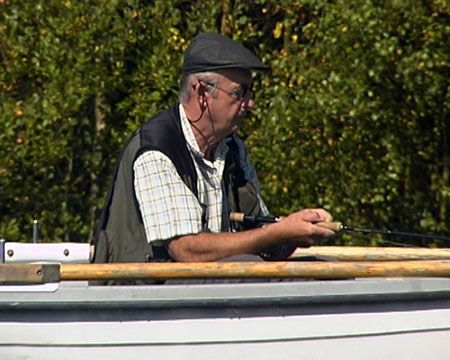 Fly FIshing From Boat 2, Arnfield Fly Fishery