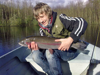 Bird sanctuary tree line, Arnfield Fly Fishery